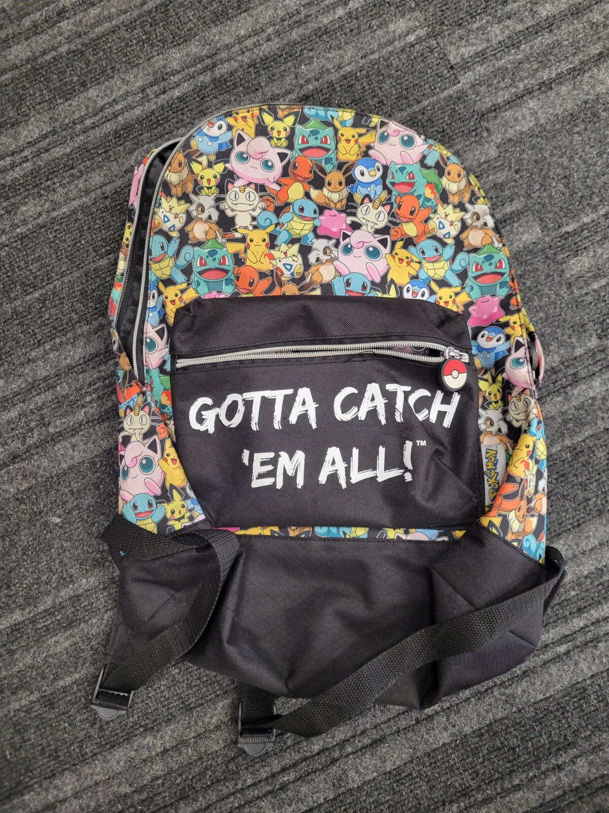 Рюкзак с персонажами Pokemon ванильный