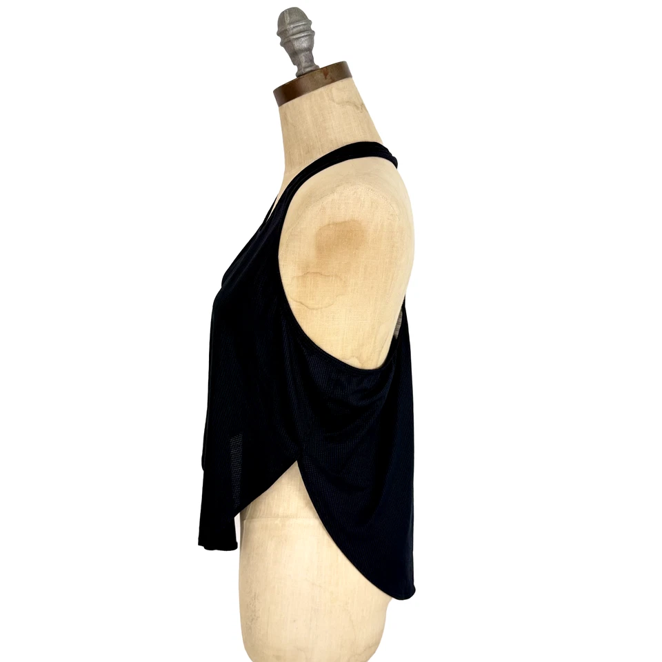 Camiseta sin mangas FABLETICS Cashel Logo M malla negra/sombra atletismo usada en excelente estado B76 Foto 4 de 4