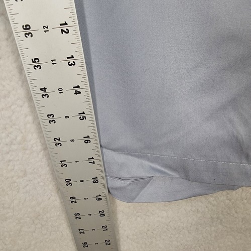 Gray Blue Pull On Wide Leg Flowy Crop Relax Trouser NEW Womens Pants Size L - Picture 10 of 22