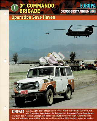 3rd Commando Brigade - Operation Save Haven - Infokarte