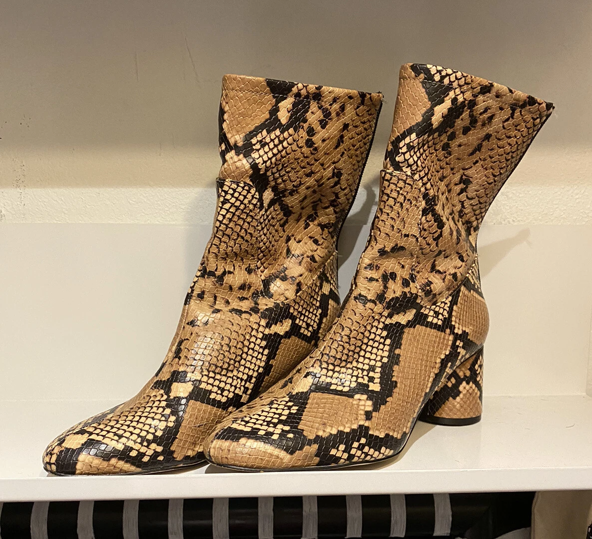 Bottes serpent Zara Python