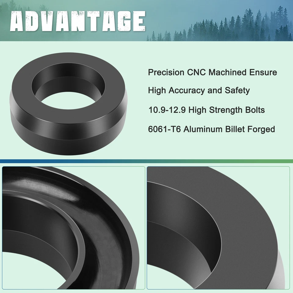 3" Front Leveling Lift Kit For 1988-2007 Chevy Silverado 1500 GMC C3500 C2500 Foto 3 de 4