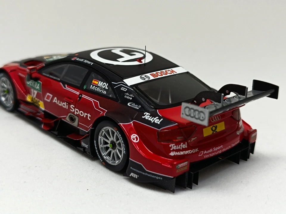 Audi RS5 DTM 2015 Miguel Molina Spark Limited edition Scale 1:43 - Imagen 2 de 4