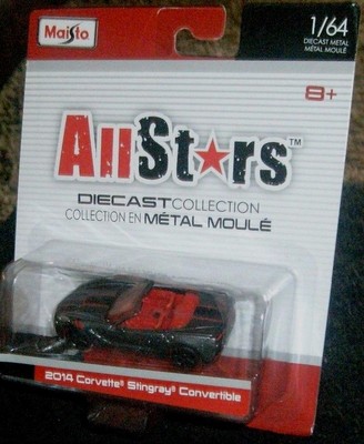 Maisto ALL STARS 2014 Corvette Stingray Convertible 1/64 Diecast Series 14