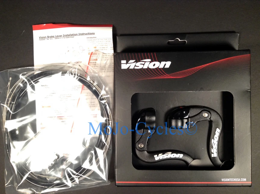 Vision Team FSA Aero contrarreloj triatlón palancas de freno aleación con cables y carcasa Foto 2 de 2