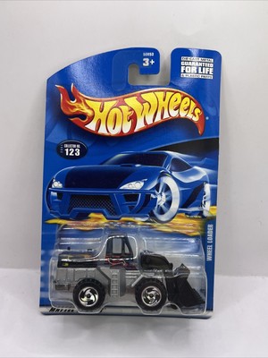 2001 Hot Wheels Collector No #123 WHEEL LOADER Black/Silver w/ RZR Wheels (162)