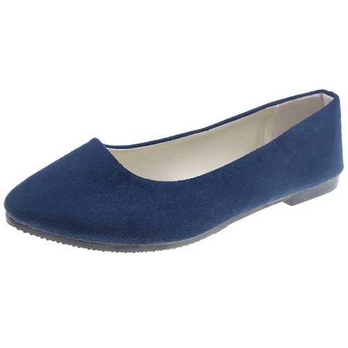 Ladies Dress Flats Slip On Pumps Dance Women Low Heel Cozy Shoes Casual Fashion - Bild 4 von 53