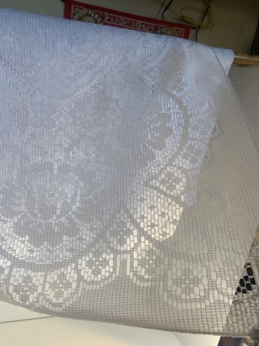 Tovaglia Vintage Tradizionale Lg Pizzo 60”x100” Banchetto Fiori Capesante Vacanze - Foto 7 di 8