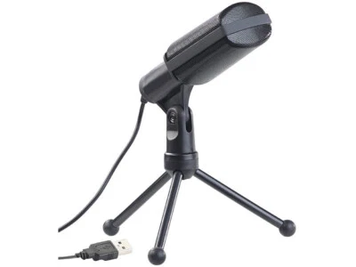 Microphone à condensateur professionnel USB "MC-130.usb" - Auvisio - Photo 1/3