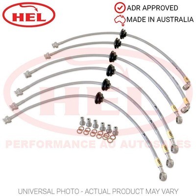 HEL Performance Braided Brake Lines - Peugeot 405 1.8TD 88-89 (Rear Discs)
