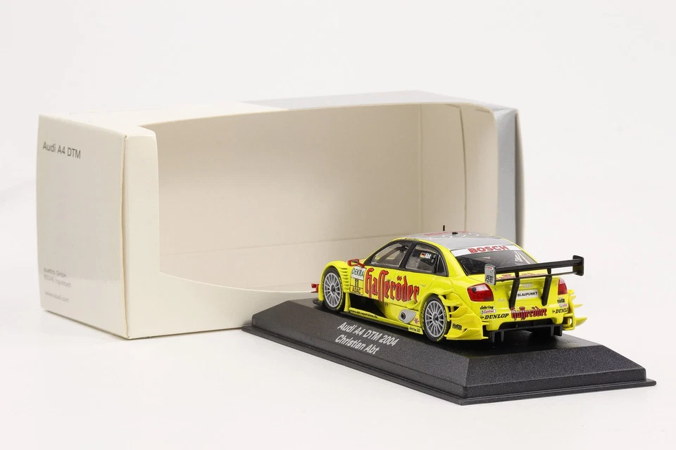 1:43 Minichamps Audi A4 DTM 2004 #11 Christian Abt Hasseröder concessionario - Immagine 2 di 4