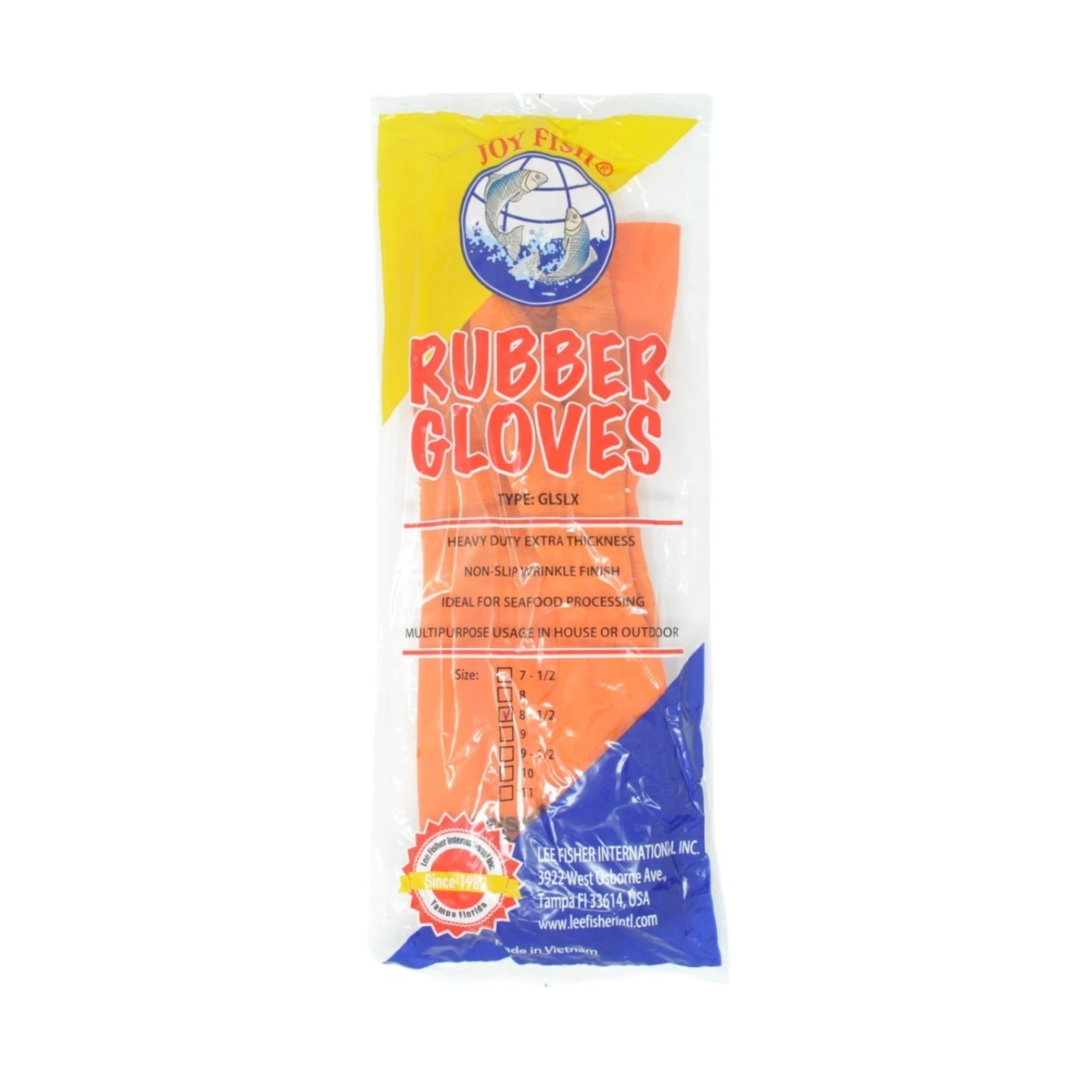 Joy Fish Rubber Shrimp Gloves by Dozen- Made from Vietnam
Opens in a new window or tab