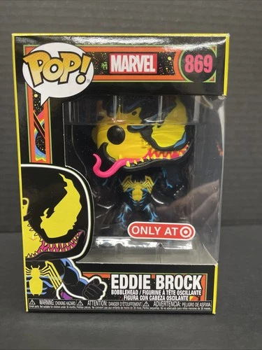Funko Pop Marvel: EDDIE BROCK (VENOM) #869 Blacklight Target Exclusive