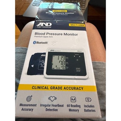 A&D Medical multi-user Bluetooth  blood pressure monitor Blue Tooth New In Box