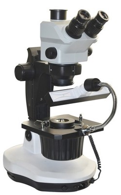 Radical Gem Testing Gemology Darkfield 7-100x Zoom Stereo Microscope Dual Light