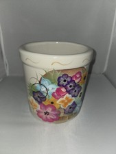 Vintage Hand Painted Crock.