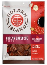Golden Island Korean BBQ Pork Jerky 14.5 oz 