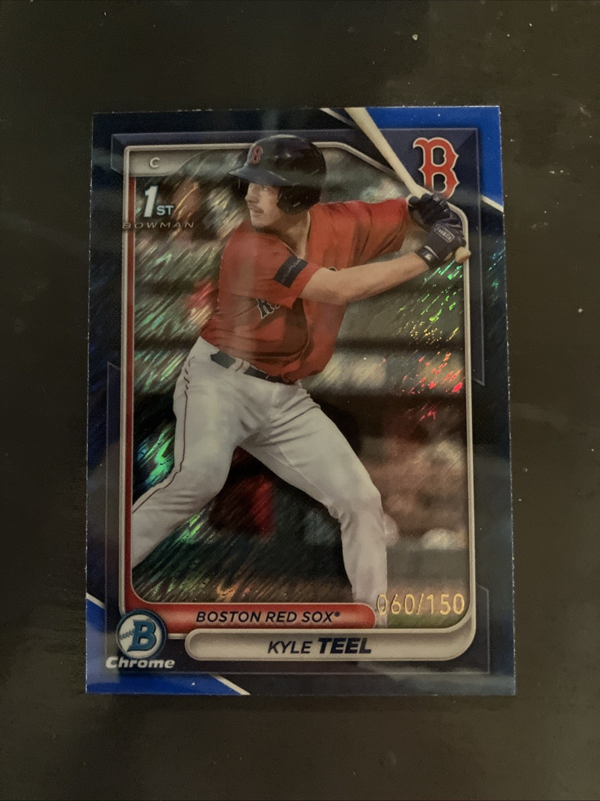 2024 Bowman Chrome Kyle Teel Blue 060/150 Boston Red Sox BCP-48