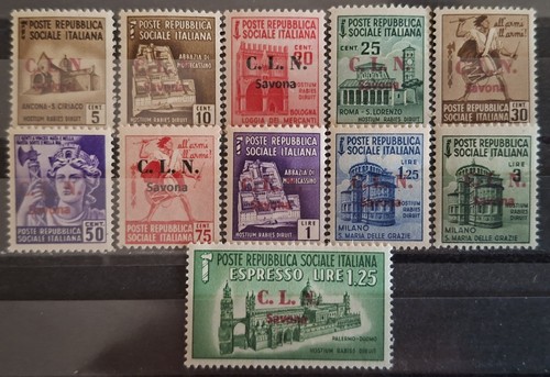 CLN SAVONA 1/11 LOCAL ISSUE COMPLETE SERIES SEE...