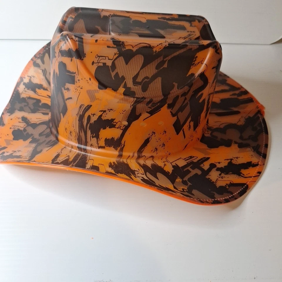 Неоновый ковбойский узор с оранжевой зернистостью с подсветкой - Изображение 4 из 4