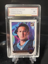 2025 Donruss Football Tetairoa McMillan Gridiron Kings RC #RGK-TMN GEM 10
