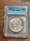 1881 S Morgan Silver Dollar Graded ICG MS65 Looks PL Nice BU $1 Coin (Slab3271)
