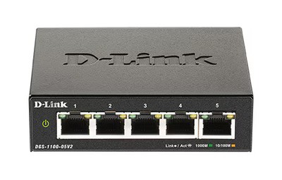 D-Link DGS-1100-05V2/E Gigabit Smart Managed Switch