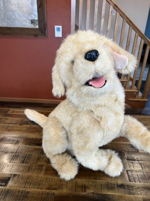 Vintage 2007 Fur Real BISCUIT MY LOVIN' PUP Golden Retriever Dog