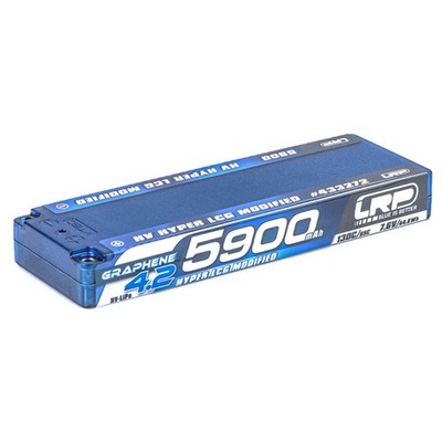 LRP 433272 HV Hyper LCG Modified GRAPHENE-4.2 5900mAh Hardcase Akku - 7,6V 130C/