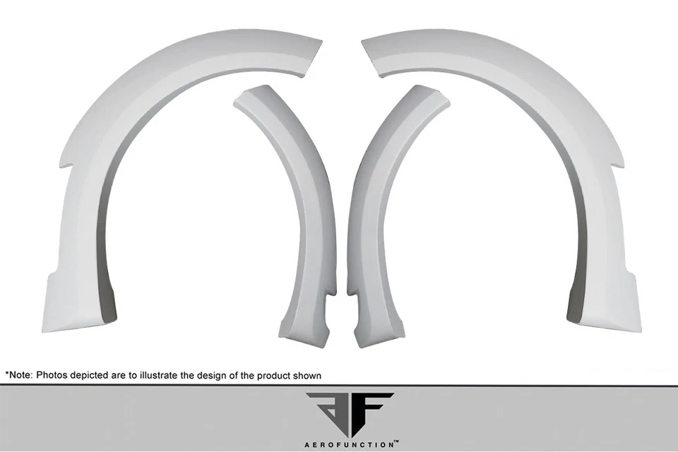 For 2012-2019 Range Rover Evoque 5DR AF-1 Fender Flares ( GFK ) - 12 Piece - Image 3 of 4