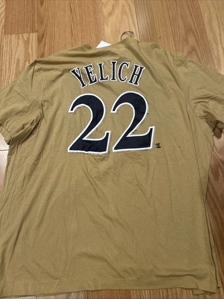 Nike MLB Milwaukee Brewers SS Cotton Tee N199 Sz XXL Christian Yelich NWT Men’s - Image 4 of 4