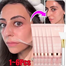 1-6Pcs Collagen Night Wrapping Mask Overnight Wrapping Peel Off Facial Mask 75g