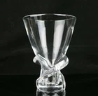 Steuben SPIRAL #8058 Glass 6 1/2" Glass Vase By Donald Pollard c. 1955  GREAT!