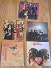 5 HEART VINTAGE VINYL  LPs RECORD LOT