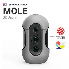3DMakerpro Mole 3D Scanner Premium 3D Printer Accessories 0.05mm Accuracy F3K0