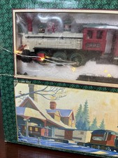 New Bright 1995 Holiday Village Train Set