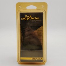 Acerbis 2106960001 Foot Peg Covers for Dirt Bike Black - Made in Italy