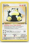Snorlax (27) First Edition Jungle #27/64 Pokemon Card TCG Ken Sugimori LP
