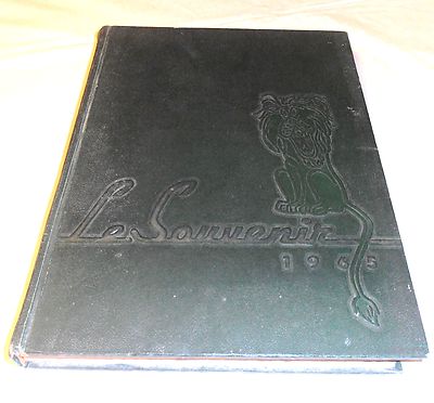 1965 SOUTHEASTERN LOUISIANA COLLEGE SLU YEARBOOK VINTAGE HAMMOND LA. LIONS