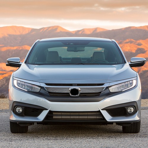 LED Bumper Fog Light Driving Clear Lens For Honda Civic 2016 2017 2018 Gen Sedan - Picture 4 of 16