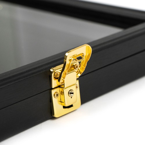 Wall Display Football Basketball Jersey Frame Storage Box/Case Lockable Rack 32" - Picture 11 of 12
