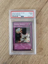 PSA 9 Divine Wrath 1st Edition RDS-EN050 Rise of Destiny Yu-Gi-Oh! 2004