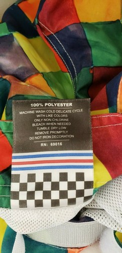Mambo Australia Mens XL Board Shorts Tie Dye Watercolor Swim Trunks Mesh Lined - Picture 11 of 12