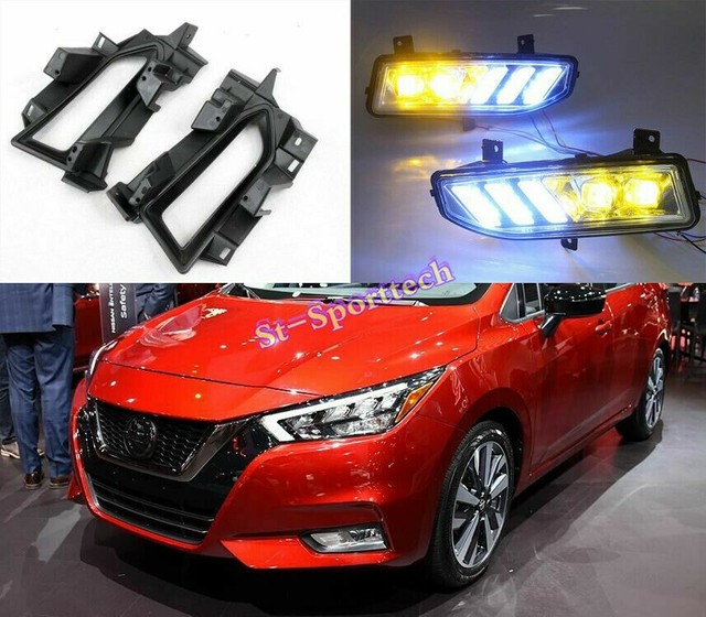 Daytime Running Light For Nissan Versa Sunny 20202021 LED Front Fog Light Kit eBay