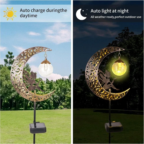 SOLAR LED Außen Stecklampe Flammen Deko Design Erdspieß Leuchte Garten Lampen - Bild 6 von 13