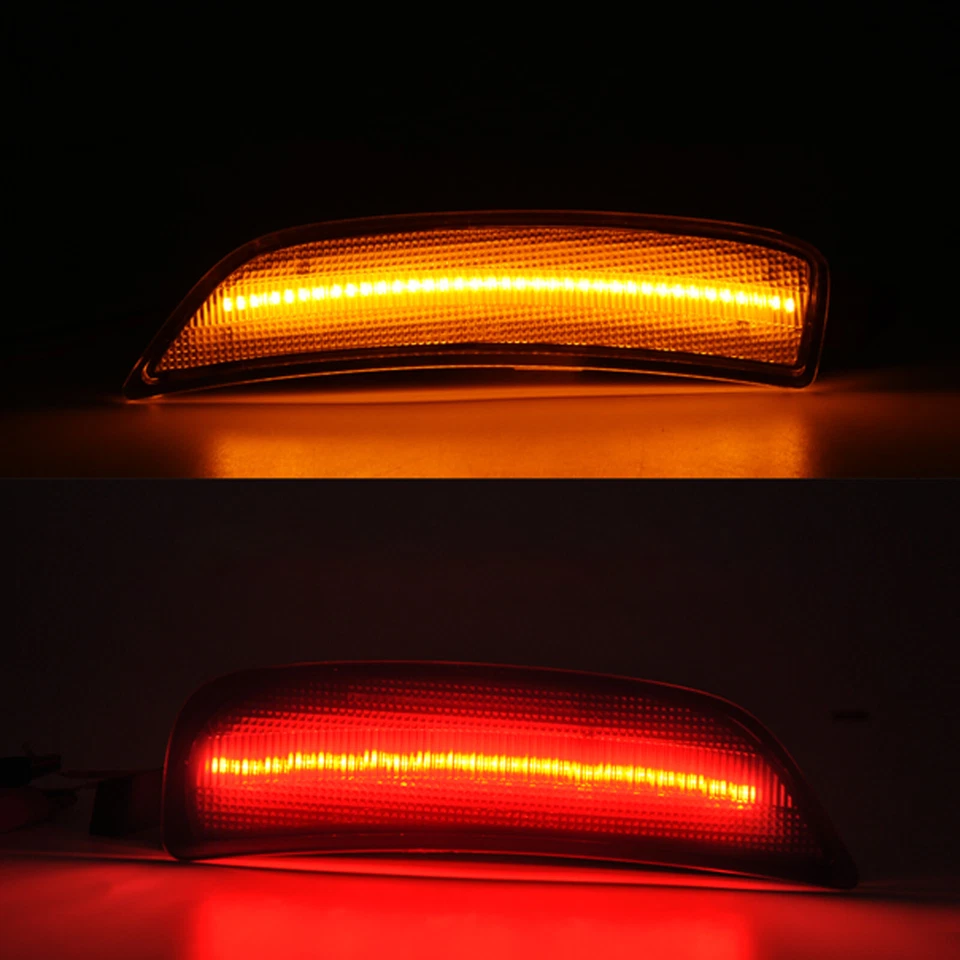 6pcs Amber/Red LED Side Marker Light Kit Smoked For Mazda MX-5 Miata 2016-2020 Foto 2 de 4