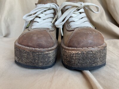 VTG Swear London Shoes Sz 36 Alternative 90s Cork Platform Rave