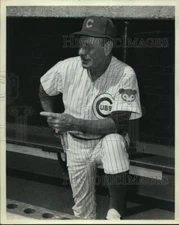 Press Photo Leo Durocher, Chicago Cubs Baseball Manager - lrs16494