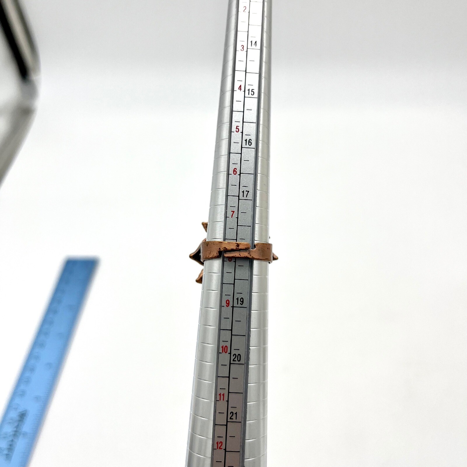 Flower Ring Pink Rhinestone Adjustable Statement … - image 4