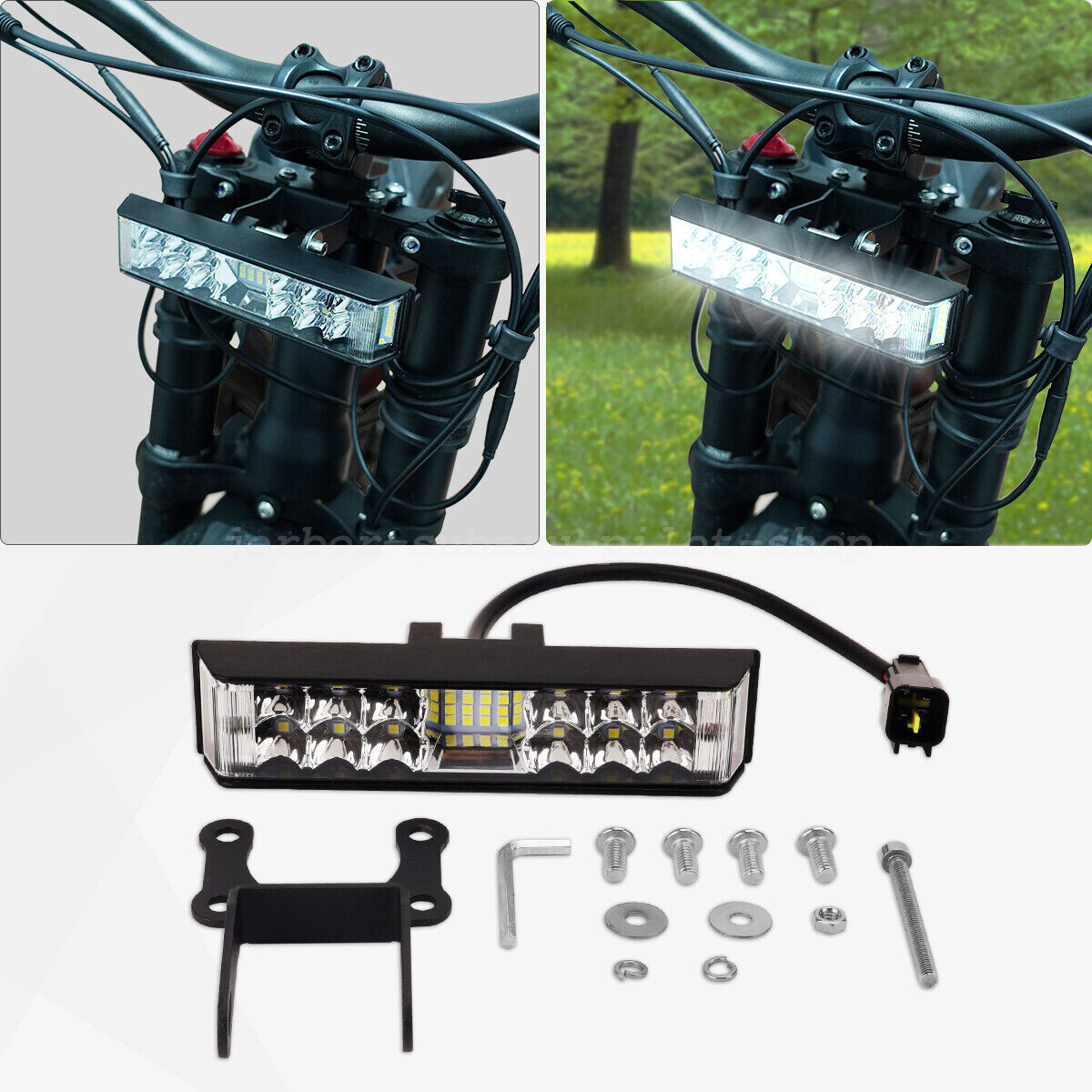 For Talaria LED Headlight White Light Bar Kit Sting R MX4 Head